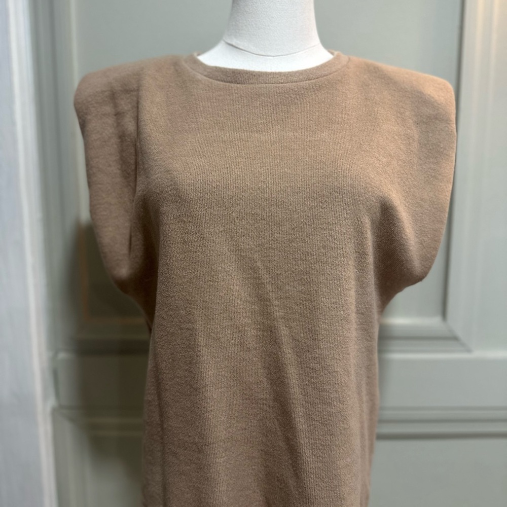 Zara Tan Muscle Tee for Women